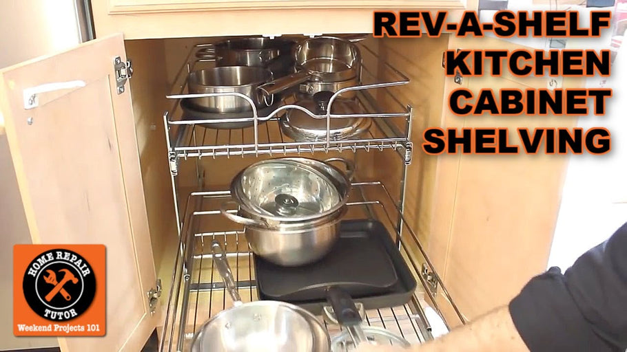 Kitchen Cabinet Organizers by Rev-A-Shelf by Home Repair Tutor (7 years ago)