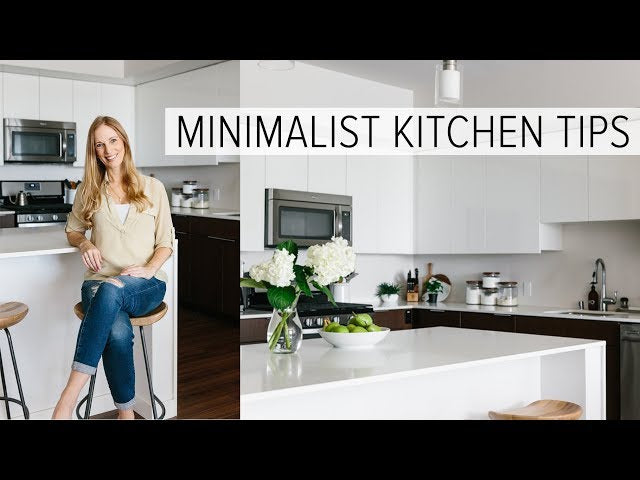 Today I'm sharing a peek inside my modern and minimalist kitchen