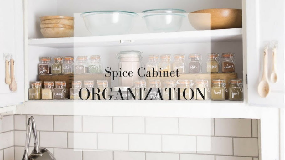 Spice Cabinet Organization Ideas | Minimalist Kitchen by Farmhouse on Boone (3 years ago)