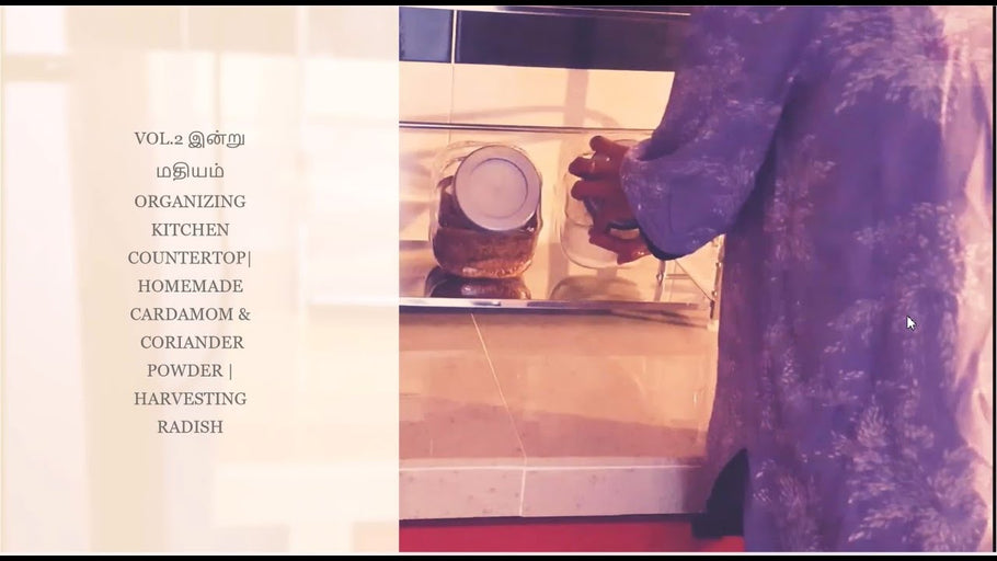 Hello, This vlog is about how I organize my kitchen countertop with kitchen organizer rack