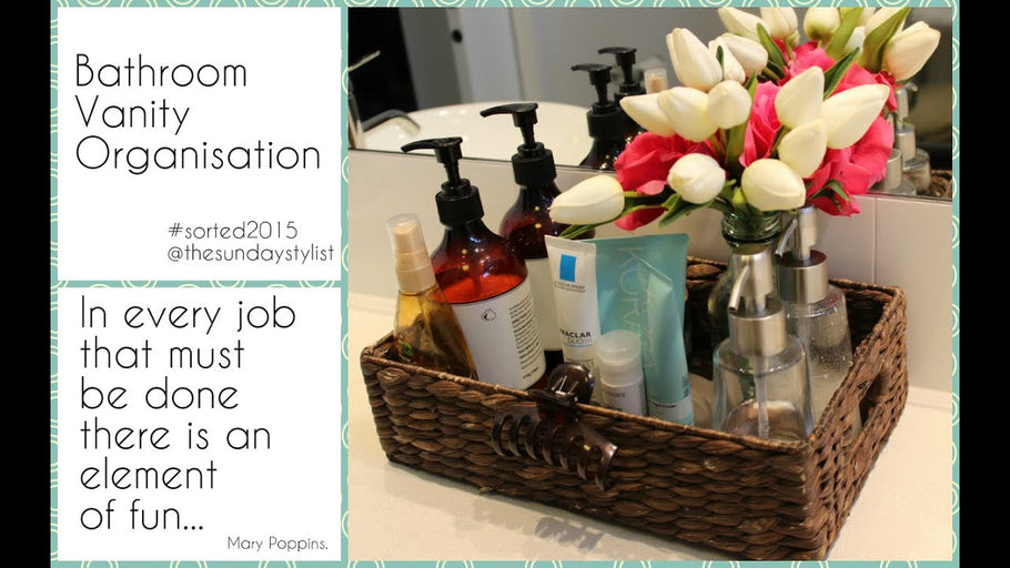 Keeping your bathroom vanity countertop clutter free is a challenge of the past with today's declutter tip! Visit me at- Instagram @thesundaystylist Website: ...