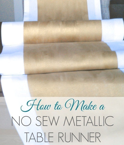 Licious Silver And Gold Table Runner