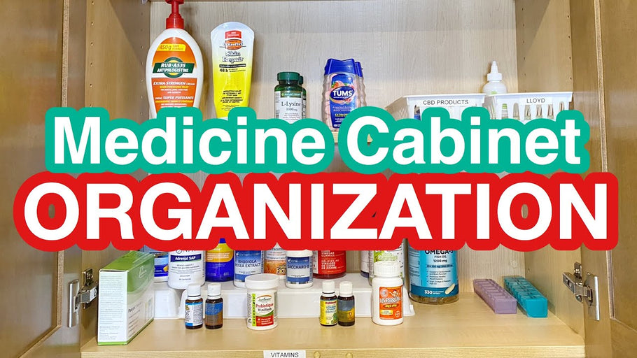 MEDICINE CABINET ORGANIZATION • Organization • Organization motivation • Organize your life by Meagan (1 year ago)
