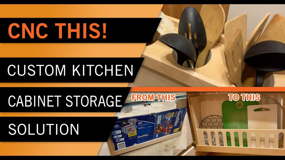 Custom Kitchen Cabinet Organizer Made On A CNC - CNC This! by Stepcraft Inc (1 year ago)