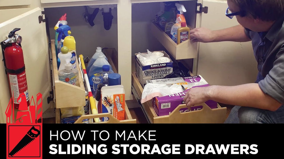 How to Make Sliding Storage Drawers for Under the Sink - Woodworking by NathanWells (2 years ago)