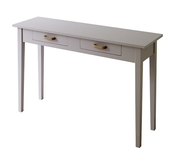 Archaic Fair Narrow Table With Drawers