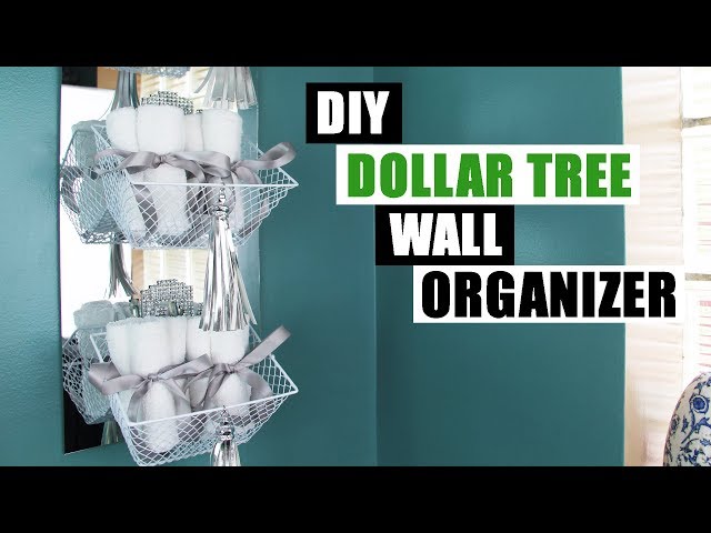 It's another Dollar Tree DIY project! This time I show you how to make a DIY Dollar Tree wall organizer for an easy and cheap DIY home decor project.