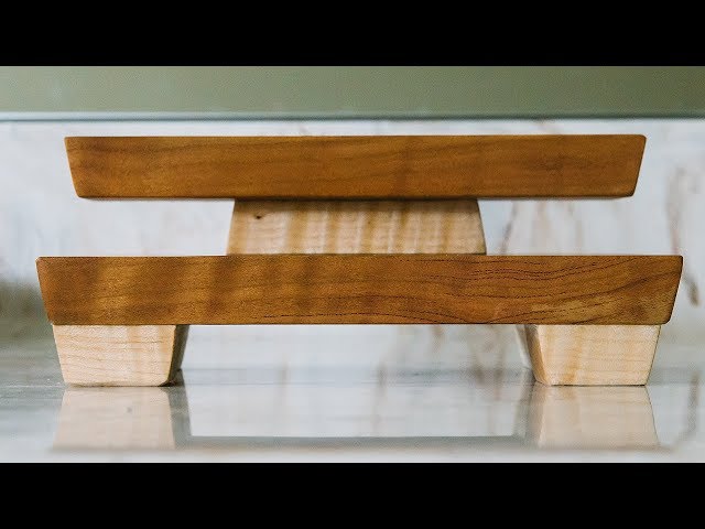 I made a countertop display to help organize our master bathroom vanity top