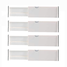 Load image into Gallery viewer, Order now kingrol 4 pack adjustable drawer organizer dividers with foam ends for kitchen dresser bedroom bathroom office storage