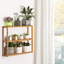 Load image into Gallery viewer, Exclusive songmics bamboo bathroom shelves 3 tier adjustable layer rack bathroom towel shelf utility storage shelf rack wall mounted organizer shelf for bathroom kitchen living room holder natural ubcb13y